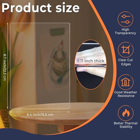 Neworkg 4 Pack Acrylic Cutting Pads, Clear Cutting Plates for Die Cutting Machine and DIY Craft in Saudi Arabia