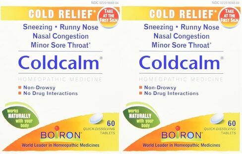 Boiron Homeopathic Medicine Coldcalm Tablets for Colds, 60 Count in Saudi Arabia