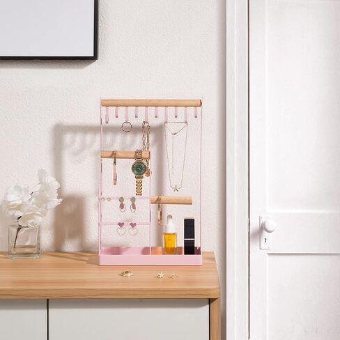 ProCase Earring Holder Jewelry Organizer Stand Bundle with 4-Tier Jewelry Organizer Stand Necklace Holder in Saudi Arabia