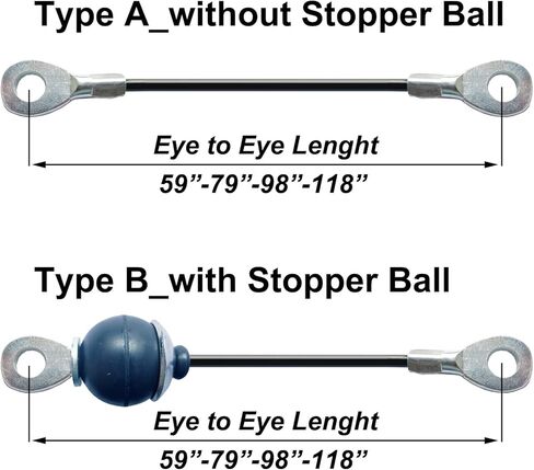 كابل بكرة اللياقة البدنية Mi Metty، كابل بكرة كابل صالة الألعاب الرياضية المنزلية قابل للتعديل، كابل لياقة بدنية بديل لملحقات آلة البكرة، كابل بكرة عالي التحمل سميك 5 مم لصالة الألعاب الرياضية المنزلية in Kuwait
