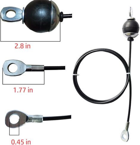 كابل بكرة اللياقة البدنية Mi Metty، كابل بكرة كابل صالة الألعاب الرياضية المنزلية قابل للتعديل، كابل لياقة بدنية بديل لملحقات آلة البكرة، كابل بكرة عالي التحمل سميك 5 مم لصالة الألعاب الرياضية المنزلية in Kuwait