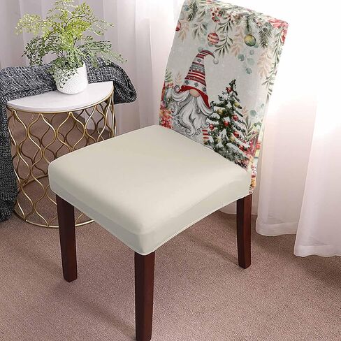 Savannan Chair Covers for Dining Room Set of 6,Stretch Dining Chair Slipcover Removable Chair Protector Covers, Watercolor Peacock Feather Teal Blue Turquoise Floral Green Leaf in Kuwait