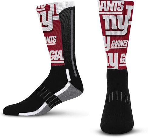 For Bare Feet NFL Men Women Team Color Logo Game Day Montage Performance Warm & Cold Weather Comfort Crew Sock in Saudi Arabia