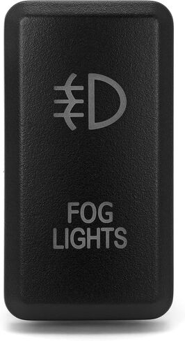 Fog Lights Switch for Toyota Push Button Amber Orange 38mm in Saudi Arabia