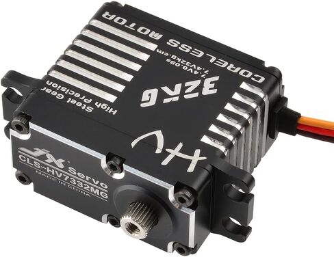 JX سيرفو CLS-HV7332MG عزم دوران عالي 32 كجم ترس معدني CNC قياسي محرك سيرفو رقمي بدون قلب لـ 1/8 1/10 مقياس RC سيارة قارب روبوت in Saudi Arabia