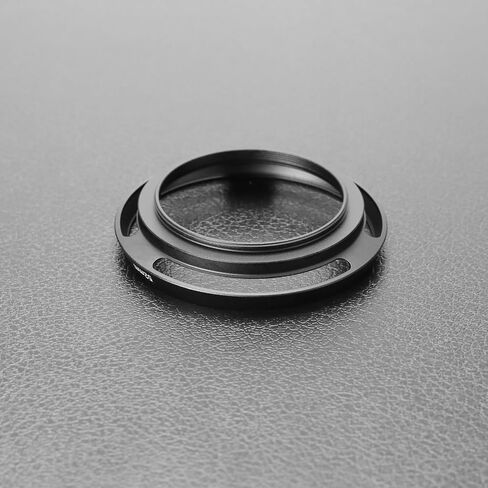 Create idea 52mm Lens Hood Compatible with FUJINON XC15-45mm F3.5-5.6 OIS PZ Lens Compatible with Fuji Fujifilm X-A5 X-T100 Clear Hole 49mm, Black in Saudi Arabia