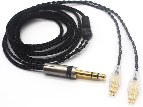 Youkamoo 6.35mm Replacement Upgrade Cable Compatible for Sennheiser HD580 HD600 HD650 HD660S HD58X HD6XX Headphones Upgrade Cable (6.6 ft (2.02 m)) in Saudi Arabia