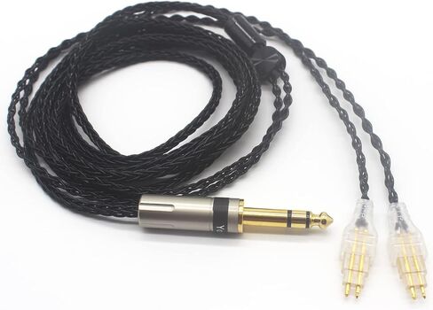 Youkamoo 6.35mm Replacement Upgrade Cable Compatible for Sennheiser HD580 HD600 HD650 HD660S HD58X HD6XX Headphones Upgrade Cable (6.6 ft (2.02 m)) in Saudi Arabia