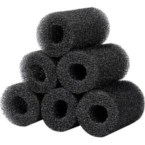 AQUANEAT 6-Pack Pre-Filter Sponge for Aquarium Shrimp Fry Fish Tank Filter 0.8" Intake, Replacement Foam Cover in Saudi Arabia