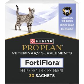 Pro Plan Veterinary Diets FortiFlora Daily Probiotic Powder Supplement for Cats with Digestive Support and Immune System in Kuwait