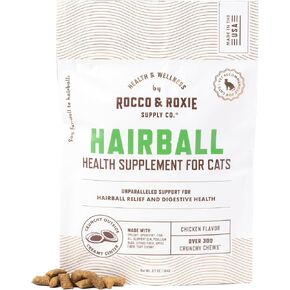 Rocco & Roxie Hairball Control Cat Treats, Chicken, 300 Ct in Kuwait