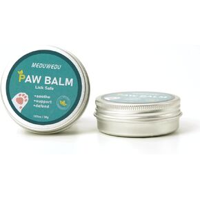 MEDUWEDU 2-Pack Dog Paw Balm - 60g Natural Paw Cream for Dogs & Cats | Beeswax, Coconut Oil, Vitamin E | Lick-Safe Paw Pad Balm for Hot Pavement, Dry & Cracked Paws in Kuwait