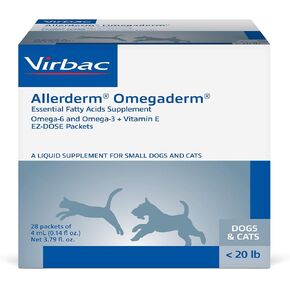 Allerderm Omegaderm Essential Fatty Acids Supplement for Medium/Large Dogs in Kuwait