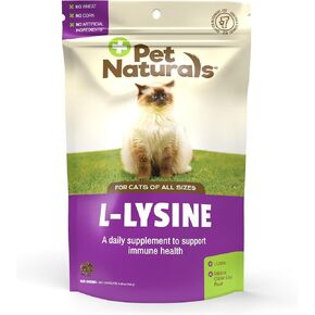 Pet Naturals Lysine Chews for Cats, Chicken Flavor, 60 Count in Saudi Arabia