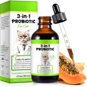 3 in 1 Probiotics for Cats Help with Gut, Upset Stomach, Diarrhea, Bloating in Saudi Arabia