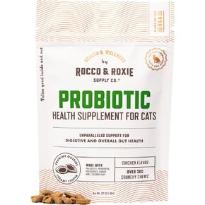 Rocco & Roxie Cat Probiotics, Digestive & Gut Health Chews in Kuwait