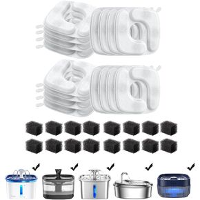 Veken Cat Water Fountain Filters, F1 Series, 8 Pack Replacement Filters in Kuwait