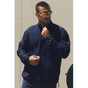 Alo Yoga Takeaway Track Full Zip Jacket - Navy in Saudi Arabia