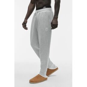 Alo Yoga Waffle Lounge Jogger - Athletic Heather Grey in Saudi Arabia