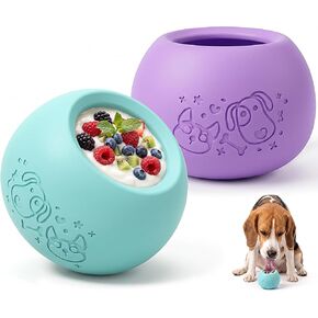 Slow Feeder Dog Lick Bowl, Freeze Dog Enrichment Toys, Lick Toy for Dogs in Saudi Arabia