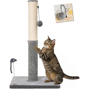 Happi N Pets Cat Scratching Post, Cat Scratchers for Indoor Cats with Toys in Kuwait