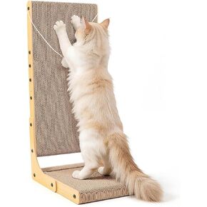 2-Pack L-Shaped Cat Scratching Board Cardboard Cat Scratcher in Kuwait