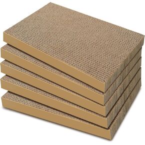 Cat Scratcher, 5 Packs in 1 Cardboard Box Cat Scratching Pad, Large in Kuwait
