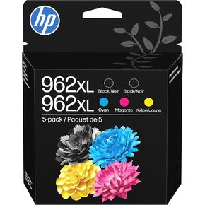 HP 962Xl / 962Xl (6Za57an) Ink Cartridges (Cyan Magenta Yellow Black) 5-Pack in Retail Packaging in Kuwait