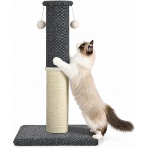 Made4Pets Cat Scratching Post with Sisal & Carpet for Indoor Cats, 23.6" in Kuwait