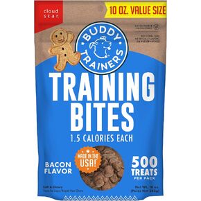 Buddy Biscuits Trainers Training Bites Soft & Chewy Dog Treats, Bacon, 10 oz. Pouch in Kuwait