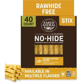 Earth Animal No Hide Stix - Rawhide Free Dog Chews Sticks 20 Count Chicken in Kuwait