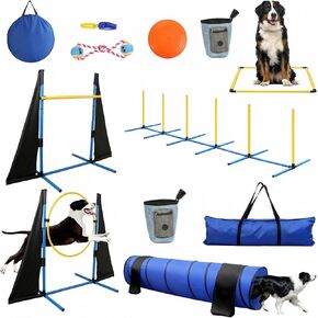 POPMOON Agility Training Equipment for Dogs, 13 PCS Dog Agility Equipment in Saudi Arabia