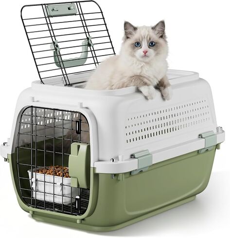 22.5" Hard Shell Cat Carrier, Pet Carrier for Small Dogs & Cats in Saudi Arabia