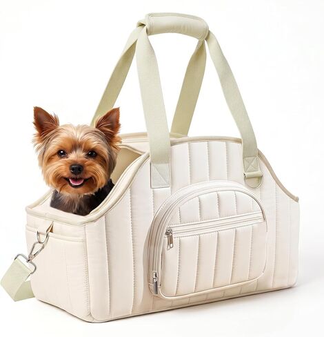 XIAPIA Dog Purse Carrier for Small Dog, Sturdy Travel Tote with Hard Bottom in Saudi Arabia