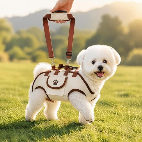 Small Dog Carrier Bag, Hands Free Pet Carrier Purse with Shoulder Strap & Leash Function, Portable Puppy Carrying Tote for Travel, Walking, Shopping and Daily Outings in Saudi Arabia