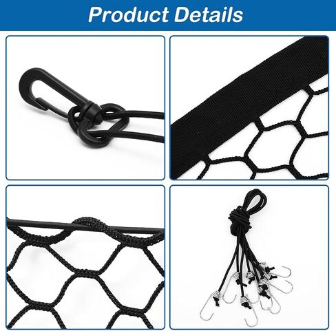 Dog Car Barrier Net Pet Car Divider Back Seat Barrier Net for Trucks, SUV, Full Sized Sedans Pet Restraint Car Backseat Divider Vehicle Gate Cargo Area Travel Trunk Mesh Net Screen Barricade in Kuwait