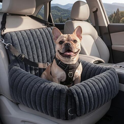 MIXJOY 6-in-1 Dog Car Seat for Small/Medium Dogs up to 23 lbs,Grey in Saudi Arabia