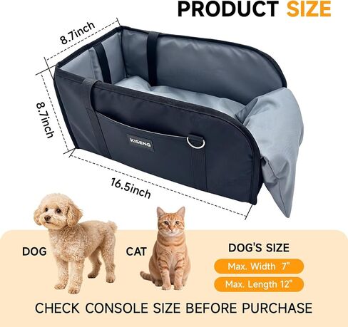 Collapsible car Travel seat, Suitable for Small Dogs up to 11 lbs in Saudi Arabia