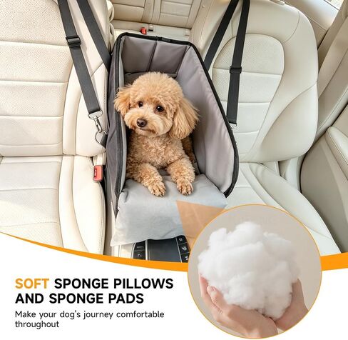 Collapsible car Travel seat, Suitable for Small Dogs up to 11 lbs in Saudi Arabia