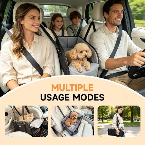 Collapsible car Travel seat, Suitable for Small Dogs up to 11 lbs in Saudi Arabia