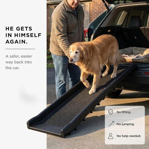 Dog Ramp for Car, 62" Long & 16" Wide Portable Dog Ramps in Saudi Arabia