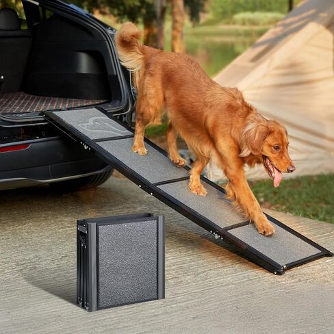 PetThem Dog Ramp for Cars, 71" L × 17.2" W, Extra-Long Foldable in Saudi Arabia