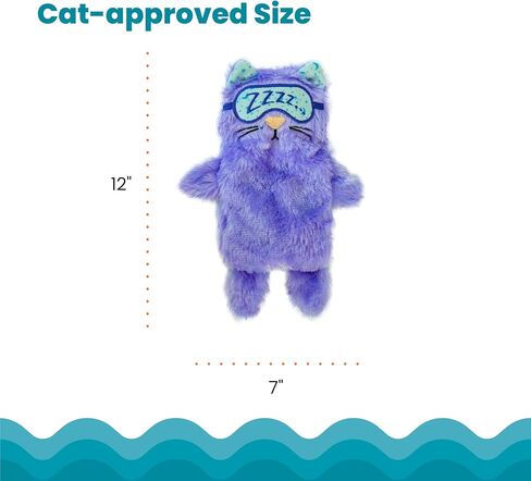 Catstages Calming Kitty Pal Interactive Companion Plush Cat Toy, 11" in Kuwait