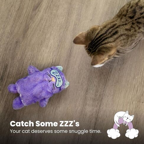 Catstages Calming Kitty Pal Interactive Companion Plush Cat Toy, 11" in Kuwait