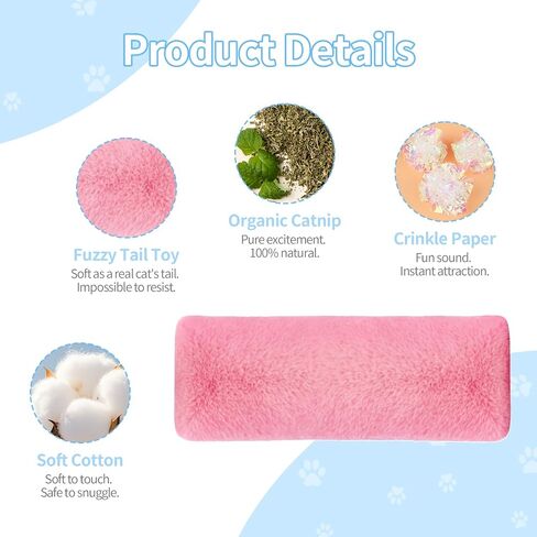 Cat Toys Pillows 3 Pack, Interactive Kicker Toy for Indoor Cat and Kitten in Kuwait