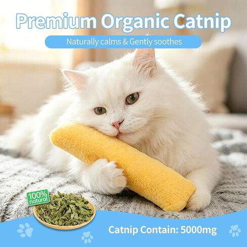 Cat Toys Pillows 3 Pack, Interactive Kicker Toy for Indoor Cat and Kitten in Kuwait