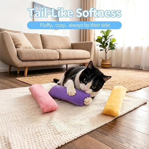Cat Toys Pillows 3 Pack, Interactive Kicker Toy for Indoor Cat and Kitten in Kuwait