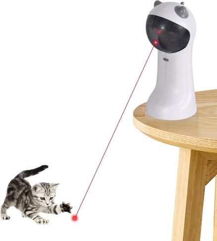 TBTeek Cat Toy, Automatic Motion-Activated, 5 Fun Patterns, 4 Speed Modes in Saudi Arabia