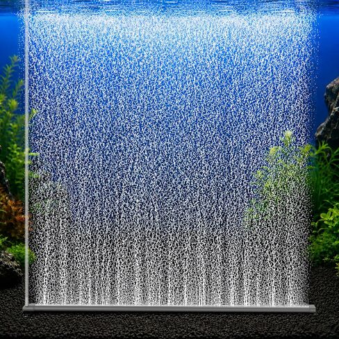 Aquarium Air Bubble Strip, Fine Bubble Wall Air Stone Bar for Fish Tank, High Dissolved Oxygen Diffuser, Aeration Bubbler Decorations for Freshwater & Saltwater Tanks (6.3 Inch) in Saudi Arabia