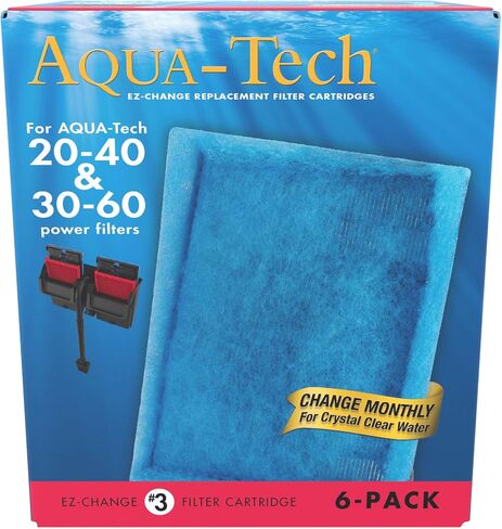 Aqua-Tech EZ-Change #3 Filter Cartridge For Aquarium Filter, 6 Count in Kuwait